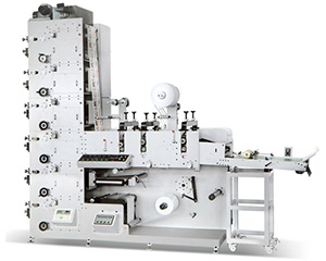 HSS-320G/450G three die cutting station flexo printing machine